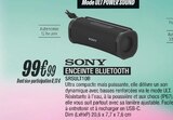ENCEINTE BLUETOOTH - SONY en promo chez Blanc Brun ENCEINTE BLUETOOTH - SONY dans le catalogue Blanc Brun