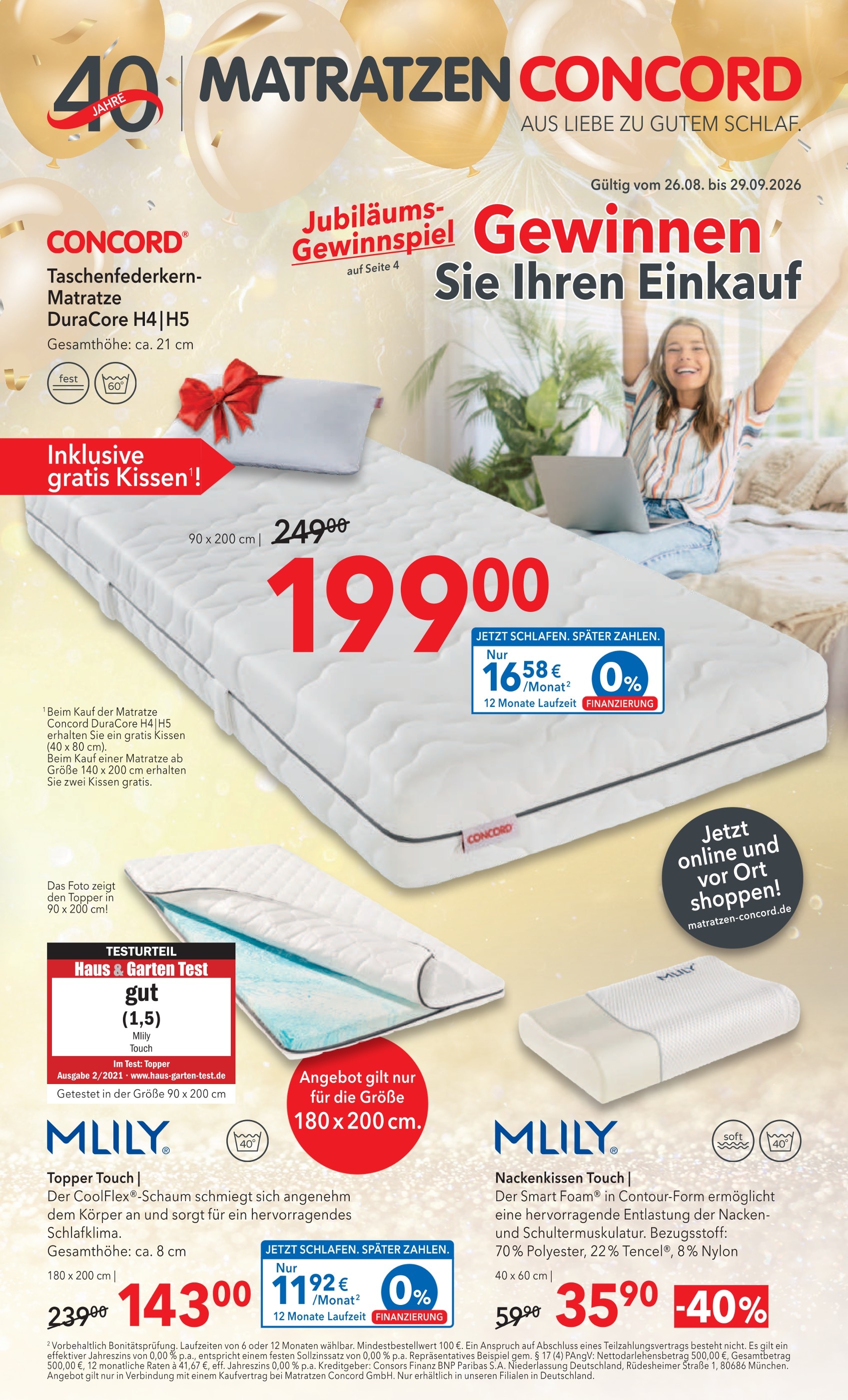 Matratzen Concord Filialen in Leer