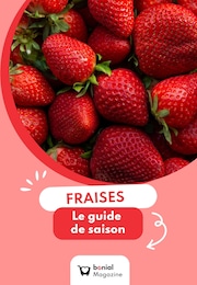 Prospectus Recettes, "FRAISES : Le guide de la saison",  page, 12/04/2024 - 30/06/2024