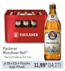 Münchner Hell Angebote von Paulaner bei Metro Augsburg für 14,27 €