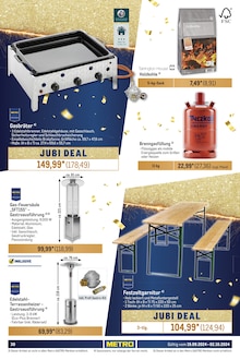 Bierzeltgarnitur im Metro Prospekt "Gastro Journal" mit 34 Seiten (Mannheim)