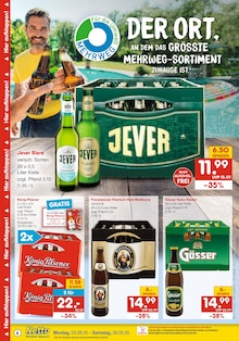 Jever im aktuellen Netto Marken-Discount Prospekt (Düsseldorf) Jever im Netto Marken-Discount Prospekt "DER ORT, AN DEM DU IMMER AUSGEZEICHNETE PREISE FINDEST." mit 6 Seiten (Düsseldorf)