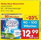 Waschmittel Angebote von Weißer Riese bei Netto Marken-Discount Neumünster für 12,99 €