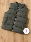 Doudoune kaki sans manche garçon - GEMO à 9,99 € dans le catalogue Intermarché Super