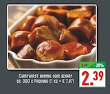 Currywurst normal oder scharf im Angebot bei Marktkauf in Wuppertal Currywurst normal oder scharf Angebote bei Marktkauf Wuppertal für 2,39 €
