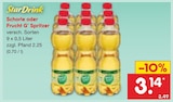 Schorle oder Frucht G' Spritzer von StarDrink im aktuellen Netto Marken-Discount Prospekt