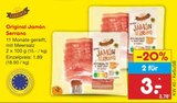 Original Jamón Serrano Angebote bei Netto Marken-Discount Wolfenbüttel für 3,00 €