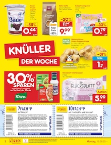 Netto Marken-Discount Prospekt der Woche "Aktuelle Angebote" Seite 2, 15.09.2025 bis 20.09.2025 für Röblingen am See Aktueller Netto Marken-Discount Prospekt "Aktuelle Angebote" Seite 2 von 60 Seiten für Röblingen am See