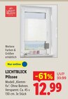 Plissee Angebote von LICHTBLICK bei Lidl Remscheid für 12,99 €