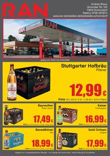Bier im RAN Prospekt "RAN" mit 2 Seiten (Schorndorf)