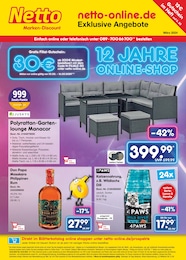 Netto Marken-Discount Prospekt für Schönebeck: "netto-online.de - Exklusive Angebote", 37 Seiten, 01.03.2024 - 31.03.2024