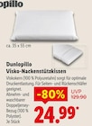 Visko-Nackenstützkissen Angebote von Dunlopillo bei Lidl Eberswalde für 24,99 €
