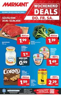 Joghurt im aktuellen Markant Nordwest Prospekt (Bremerhaven) Joghurt im Markant Nordwest Prospekt "DER MARKT FĂśR GUTES ESSEN UND TRINKEN" mit 12 Seiten (Bremerhaven)