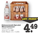 Aktuelles Schwarzwald-Sprudel Mineralwasser Angebot bei E center in Mannheim ab 4,49 €