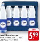Mineralwasser Angebote von alwa bei E center Offenburg für 5,99 €