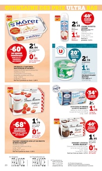 Promotion Mozzarella dans le prospectus Super U, valable du 06/01/2026 au 18/01/2026 Promo Mozzarella dans le catalogue Super U du moment à la page 20