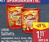 Aktuelles Saltletts Pausen Cracker Angebot bei ALDI Nord in Wuppertal ab 1,11 €