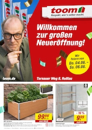 toom Baumarkt Prospekt für Dessau-Roßlau mit 11 Seiten toom Baumarkt Prospekt für Dessau-Roßlau: "Respekt, wer's selber macht.", 11 Seiten, 04.06.2026 - 06.06.2026