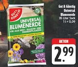 Universal Blumenerde Angebote von Gut & Günstig bei EDEKA Amberg für 2,99 €
