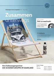 Volkswagen Prospekt für Saarbrücken mit 1 Seite Volkswagen Prospekt für Saarbrücken: "Unsere Glanzstücke", 1 Seite, 01.03.2022 - 31.05.2022