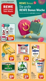 Volvic im REWE Prospekt in Euskirchen Aktueller REWE Prospekt mit Volvic, "Dein Markt", Seite 1
