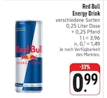 Energy Drink Angebote von Red Bull bei nah und gut Bautzen für 0,99 €
