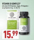 Vitamin B Komplex im Angebot bei Marktkauf in Bielefeld Vitamin B Komplex Angebote von Nature Love bei Marktkauf Bielefeld für 15,99 €