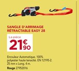 Promo Sangle d'arrimage rétractable easy 28 à 21,90 € dans le catalogue Gedimat à Noyon