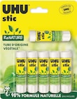 6 BATONS DE COLLE - UHU en promo chez Bureau Vallée 6 BATONS DE COLLE - UHU dans le catalogue Bureau Vallée