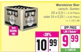 Bier bei E center im Prospekt "" für 9,99 €