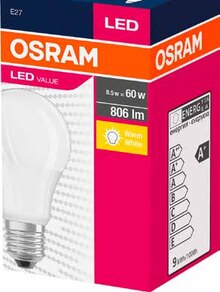 BAUHAUS Würselen - LED-Leuchtmittel 'Value Classic' LED-Leuchtmittel 'Value Classic' Angebot bei BAUHAUS Würselen im Prospekt "Handzettel KW 01"