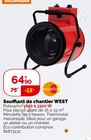 Soufflant de chantier WEST - EQUATION en promo chez Weldom Soufflant de chantier WEST - EQUATION dans le catalogue Weldom