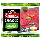 Carpaccio au basilic CHARAL en promo chez Carrefour Market Carpaccio au basilic CHARAL dans le catalogue Carrefour Market