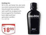 Bulldog Gin im Angebot bei GLOBUS in Hürth Bulldog Gin Angebote von Bulldog bei GLOBUS Hürth für 18,99 €