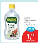 Essigessenz von Surig für 1,11 € bei budni im Angebot Essigessenz von Surig im aktuellen budni Prospekt