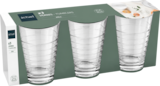 LES 3 VERRES EMBOSSÉS 20 CL ACTUEL - ACTUEL en promo chez Auchan Hypermarché Plaisir à 1,00 €