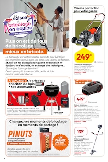 Catalogue Weldom de la semaine "La saison du bricolage en équipe à prix complices" avec 2 pages, valide du 07/05/2025 au 03/06/2025 pour Plouarzel et alentours Prospectus Weldom de la semaine "La saison du bricolage en équipe à prix complices" avec 2 pages, valide du 07/05/2025 au 03/06/2025 pour Plouarzel et alentours