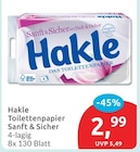 Sanft & Sicher von Hakle für 2,99 € bei budni im Angebot Sanft & Sicher von Hakle im aktuellen budni Prospekt