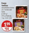 Fuego im V-Markt Prospekt Tomato Wrap von Fuego im aktuellen V-Markt Prospekt für 1,99 €