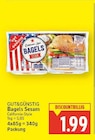 Bagels Sesam von GUT&GÜNSTIG für 1,99 € bei E center im Angebot Bagels Sesam von GUT&GÜNSTIG im aktuellen E center Prospekt