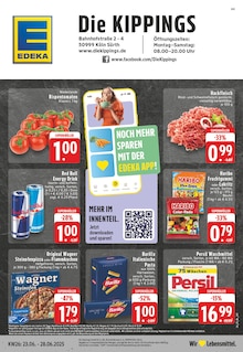EDEKA Prospekt der Woche "Aktuelle Angebote" Seite 1, 23.06.2025 bis 28.06.2025 für Köln Aktueller EDEKA Prospekt "Aktuelle Angebote" Seite 1 von 24 Seiten für Köln