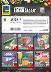 Aktueller EDEKA Supermarkt Prospekt in Langewiesen und Umgebung, "Wir lieben Lebensmittel!" mit 24 Seiten, 17.03.2025 - 22.03.2025