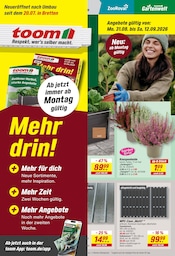 Zaun Sichtschutz im toom Baumarkt Prospekt in Karlsruhe Aktueller toom Baumarkt Prospekt mit Zaun Sichtschutz, "Respekt, wer's selber macht.", Seite 1