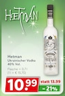 Ukrainischer Vodka 40% Vol. im Angebot bei Getränkeland in Rostock Ukrainischer Vodka 40% Vol. Angebote von Hetman bei Getränkeland Rostock für 10,99 €