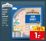 Frischwurst-Aufschnitt im Angebot bei Netto Marken-Discount in Grevenbroich Frischwurst-Aufschnitt Angebote von HOFMAIER bei Netto Marken-Discount Grevenbroich für 1,00 €
