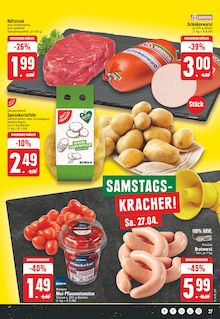 Bratwurst im E center Prospekt "Aktuelle Angebote" mit 28 Seiten (Aachen)