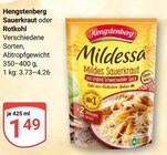 Mildessa Sauerkraut im Angebot bei GLOBUS in Koblenz Mildessa Sauerkraut Angebote von Hengstenberg bei GLOBUS Koblenz für 1,49 €