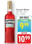 EDEKA Bad Vilbel - Campari Bitter Angebot im Prospekt Campari Bitter bei EDEKA im Bad Vilbel Prospekt für 9,99 €