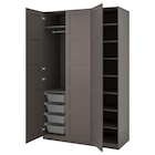 Kleiderschrank dunkelgrau/dunkelgrau 150x60x236 cm Angebote von PAX / BERGSBO bei IKEA Pirna für 560,00 €