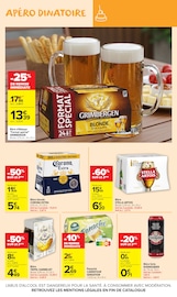 Promos Bière dans le catalogue "Carrefour market" de Carrefour Market Bière en promo dans le catalogue Carrefour Market à la page 21